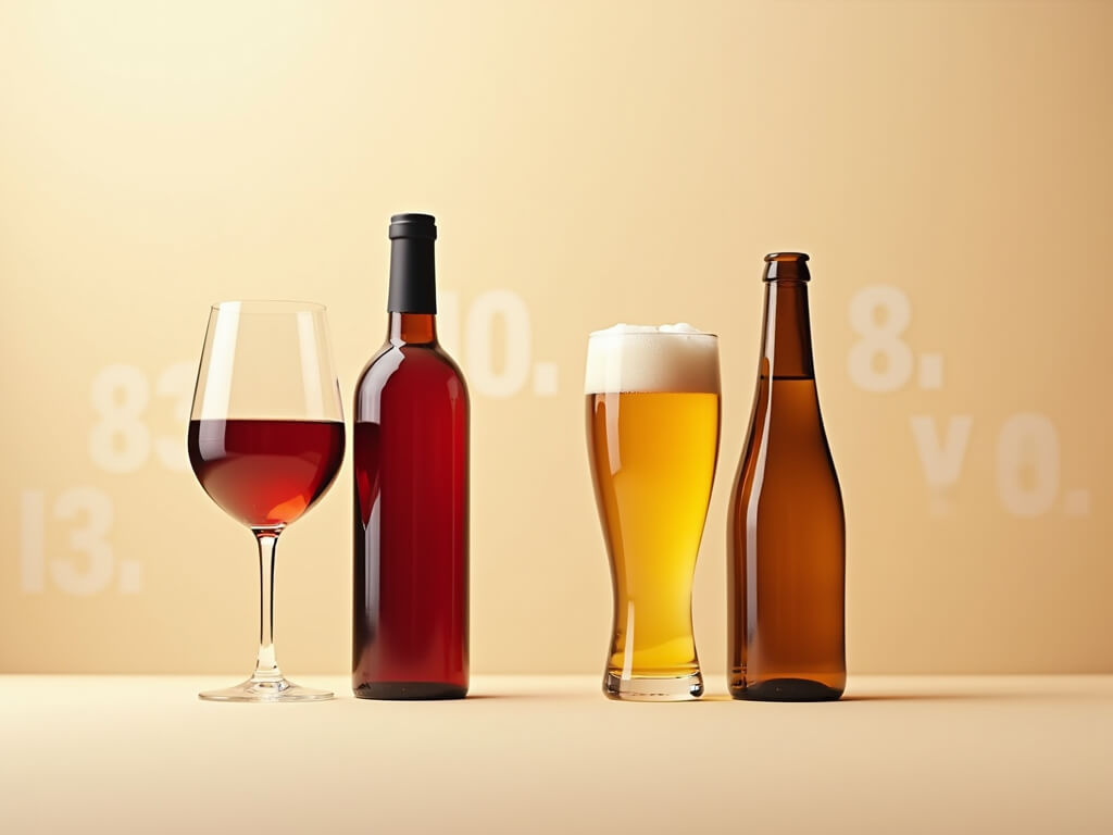 Butelka wina a piwo – ile piw odpowiada jednej butelce wina?